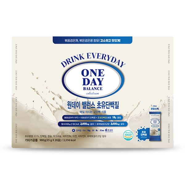 One Day Balance Colostrum Protein 28 packets (28 days supply), 980g, 1ea