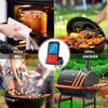 ANCLLO Dual Probe Digital Thermometer Wireless Programmable Temperature Gauge Meter Waterproof Cooking Barbecue Grill Thermometer