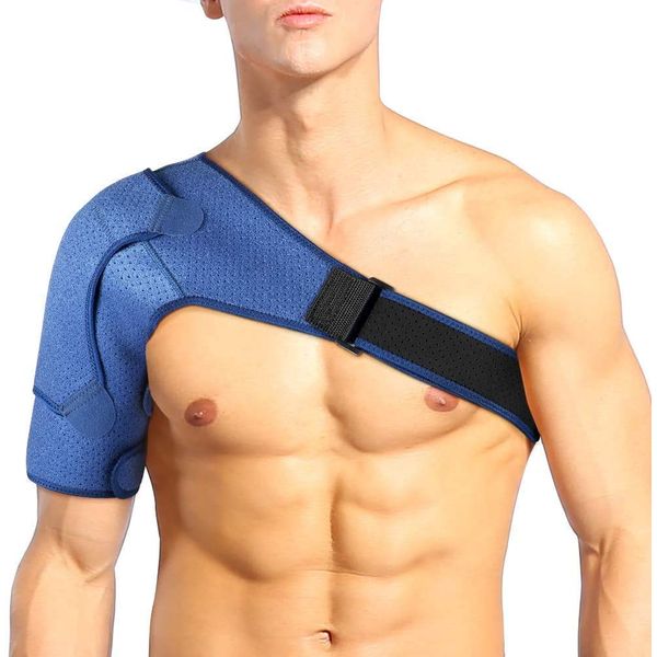 Dislocated Shoulder Support for Women and Men, Rotator Cuff Shoulder Compression Sleeve for AC Joint, Tendonitis, Labrum Tear, Arthritis and Frozen Shoulder Pain Relief, Fits Left or Right Shoulder