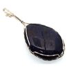 Eilat King Solomon Stone Wire Wrapped Pendant