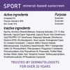 BLUE LIZARD Sport Mineral-Based Sunscreen Lotion - SPF 50+ - 3 oz