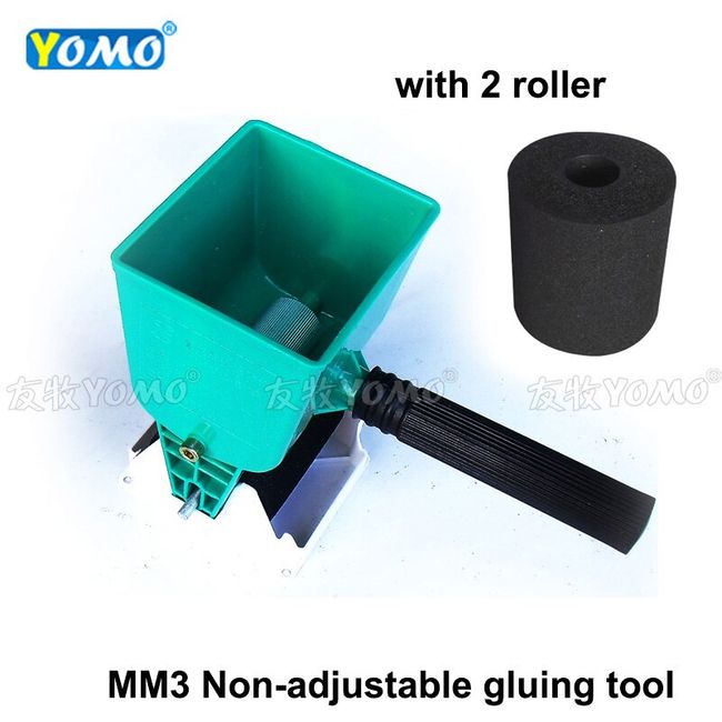 Portable Glue Roll Applicator for Carpenter Woodworking - 3 inch Adjustable