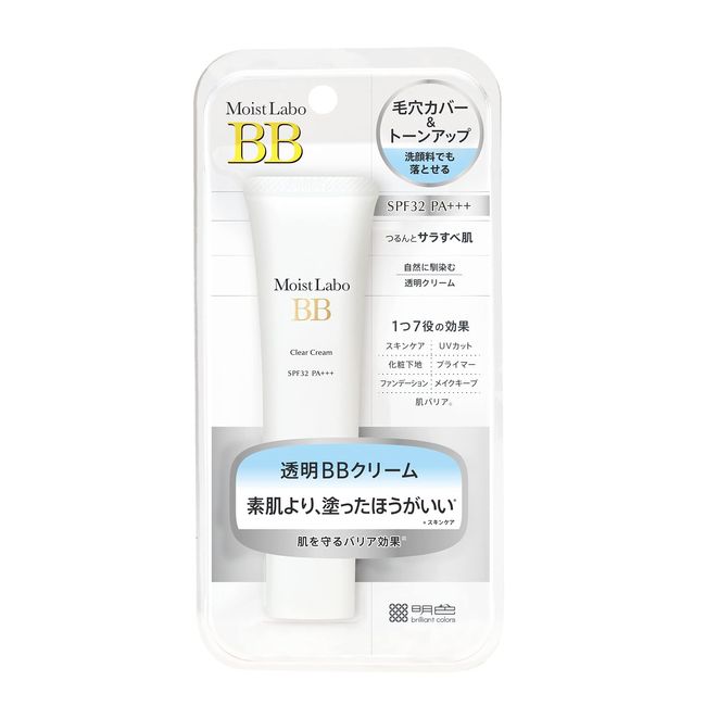 Moist Lab SPF32 PA+++ Transparent BB Cream, 1.1 oz (30 g) (x 1)