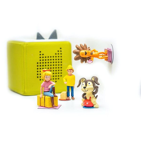 10er Set Klebepunkte magnetisch für Toniebox Figuren Tonie Regal Farbe Weiß Variante Rund 25 mm
