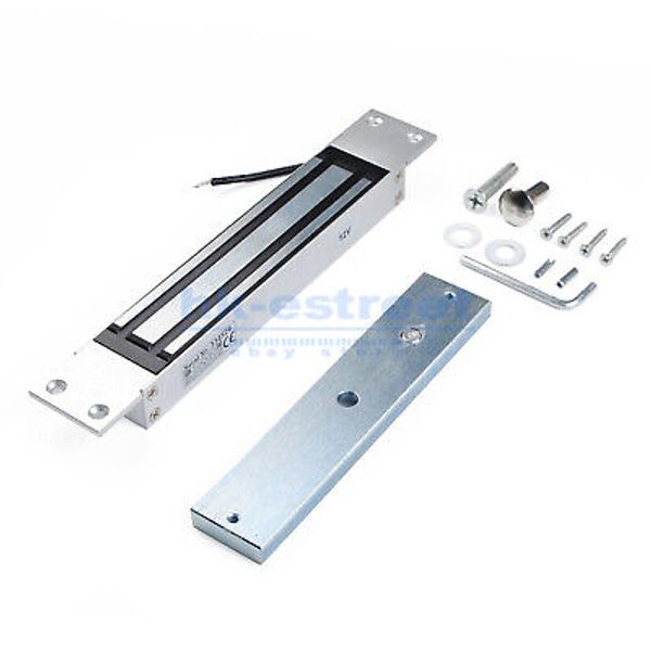 New 280KG/600LBS Concealed Electric Magnetic Gate Door Lock Built-in Mounting US