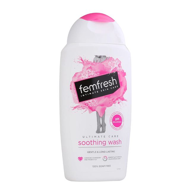 Femfresh 250ml Ultimate Care Soothing Wash,Ph Balanced by Femfresh