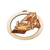 Personalized Paving Truck Ornaments, Gift for Asphalt Paver Operator