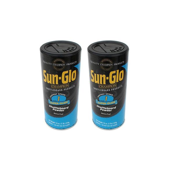 Sun-Glo #1 Shuffleboard Powder Wax (16 oz.) (Pack of 2)