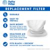 HNVCF10 Vacuum Filter Replacements Compatible with Black and Decker Dustbuster
