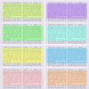 Guided Reading Highlight Strips Colored Overlay Reading Tracking Rulers Helps with Reduce Visual Stress (8 Pack)