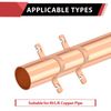 Pro 30-Pack EFIELD 5/8-Inch Copper Pipe Straps, Two-Hole Clamp Mount, Copper Made