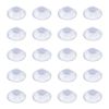 Thyonta 20 Pcs Small Plastic Suction Cups 20mm Clear Sucker Pads Without Hooks for Kitchen Bathroom Window