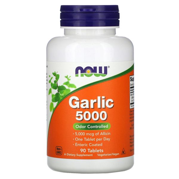 Garlic 5000, 500 mg, 90 Tablets