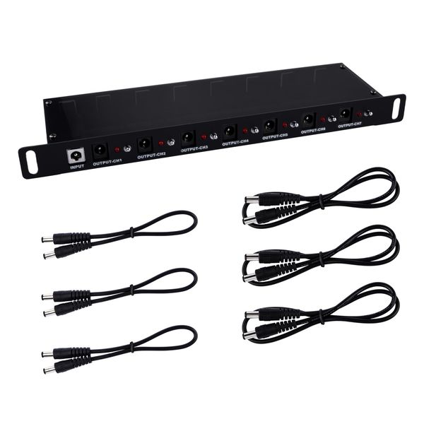 GeeekPi DeskPi Rackmate Accessory DC PDU Lite 7-CH 0.5U