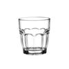 Bormioli Rocco Rock Bar 7.25 oz. Juice Stackable Tempered Beverage Glasses for Cold Drinks, Water, and Cocktails, Set of 6, Clear