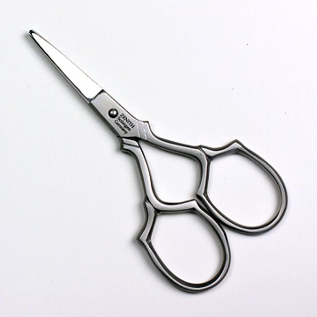 Solingen (Germany) AXiON<br> Decorative pattern nose hair cutting scissors (round tip/straight blade) #slg008862<br>