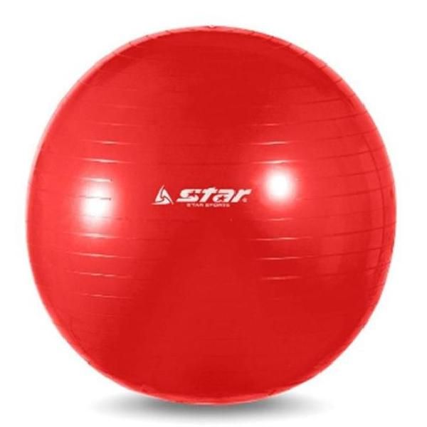 [SH] Star Stretching Gym Ball 65cm Red Pilates Health Fitness (SH 100000EA), this product