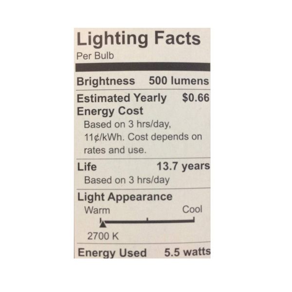 GE Relax 60-Watt EQ Soft White Dimmable Candle Light Bulb (6-Pack)