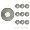 10 x 2-1/2" Diamond Oscillating Tool Blades - Milwaukee Multi Tool Compatible