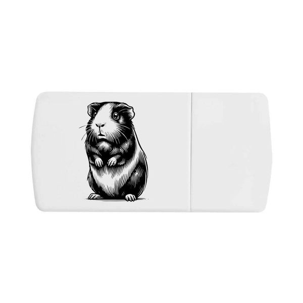 'Guinea Pig Standing' Pill Box with Tablet Splitter (PI00033761)
