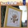 Vervaco Popcorn on the Rope Swing Counted Cross Stitch, Multi-Colour