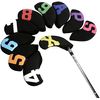 10 Pcs Neoprene Elastic Number Golf Head Covers Iron Covers