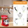 Stand Mixer Attachment Holders Compatible with Kitchen Aid Mixer Accessories (Black)