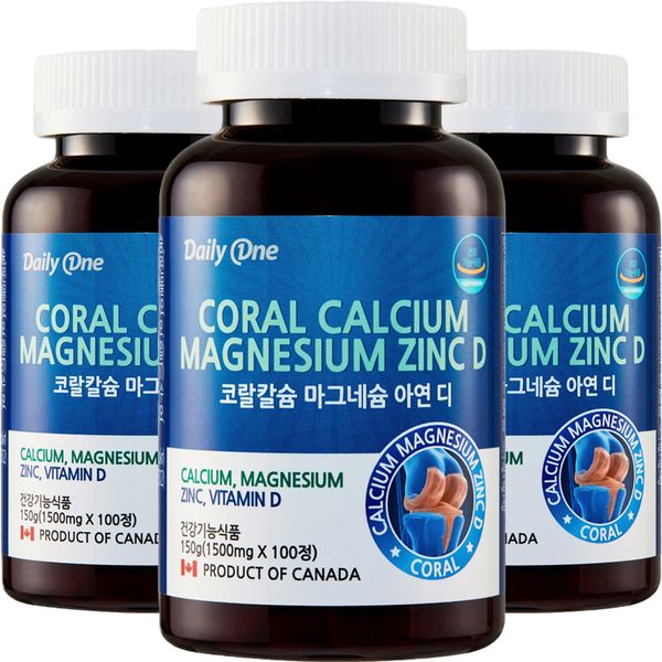 Daily One Coral Calcium Magnesium Zinc D 1ea, 150g