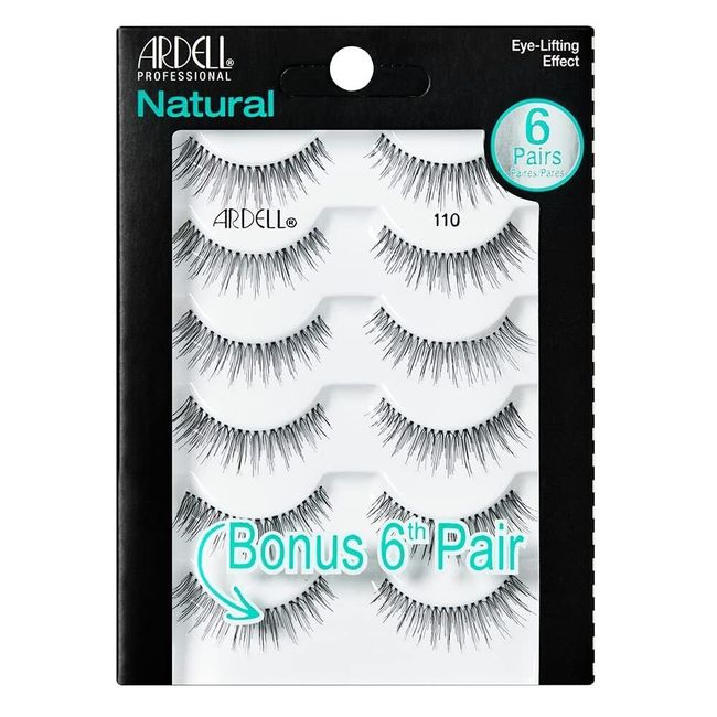 Ardell 6 Pairs Of Eye-lifting Natural Lashes #110