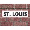 St. Louis 6x18 Metal Sign