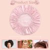 3 PCS Shower Cap for Women - Large Reusable Waterproof Shower Bath Caps,Double Layer Hair Cap Hat for Long and Thick Hair EVA Lined,Shower Cap for Women Men Ladies Spa Salon (White+Pink+Purple)