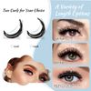 Lash Clusters 70 Pcs Cluster Lashes Eyelash Clusters DIY Cluster Eyelash Extensions Individual Lashes Thin Band & Soft(Humid,D-8-16mix)