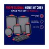 Baking Set – 6 Piece Kitchen Oven Bakeware Set – Deluxe Non-Stick Bl