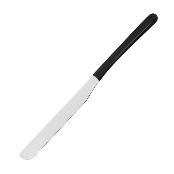 maarku Foundation Spatula, Stirring Bar Tool, Spatula Cosmetics Tool, Stainless Steel, Spatula, Makeup Tool, Cosmetic Mixing, Double Headed, DIY, Nail Art Color, Easy to Use, Beauty Cosmetics Tool, For Beginners (Black)