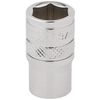 Draper 48914 1/4" Square Drive Polished Chrome Imperial Socket, 3/8" Size