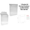 1 Pocket A5 Portrait Outdoor Leaflet Holder Ref: OD160