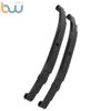 2 Pack Trailer Leaf Spring 4 Leaf Double Eye 1750 lbs Cap Fit For 3500 lbs Axle