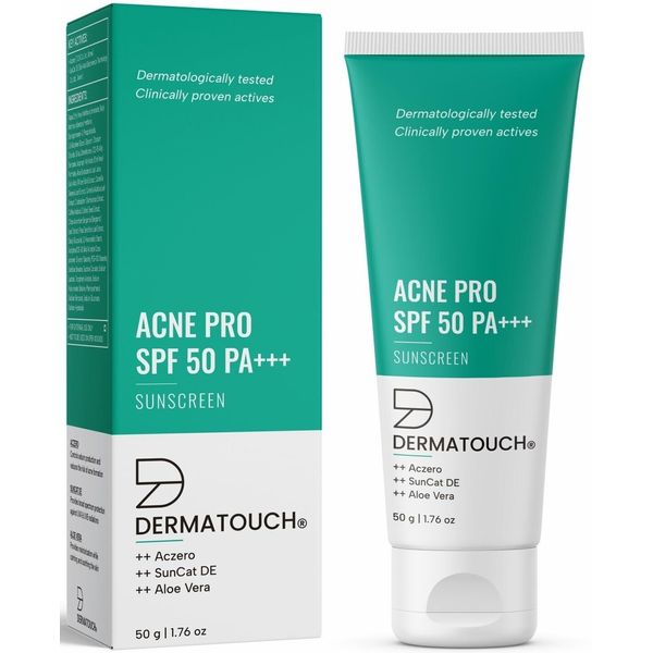 DERMATOUCH Acne Pro SPF 50 PA+++ Sunscreen | Non-acnegenic | UVA-UVB Protection