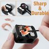 EYVRPAU Universal Makeup Sharpener Pencil Sharpener, Handy for On the Go Pack of 2