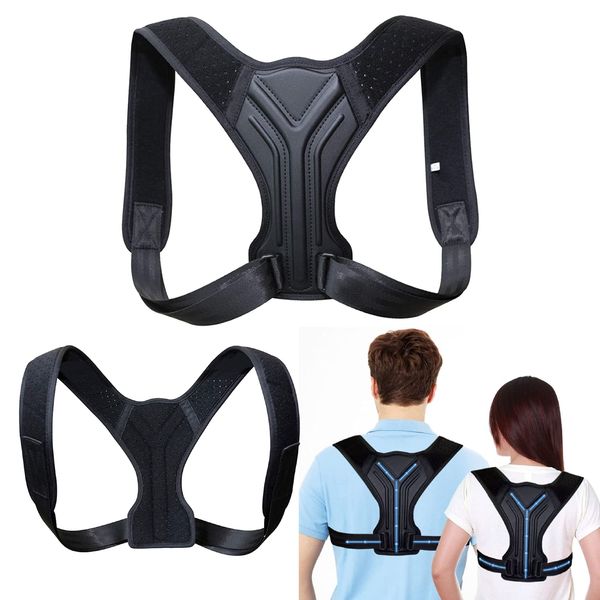 NEW LEADER Adjustable Posture Corrector for Men & Women, Back, Neck, and Shoulder Support