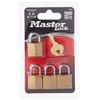 Master Lock 120Q Padlock, 3/4" 4-Pack, 4 Pack
