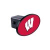 Wisconsin Badgers NCAA 3D Polyurethane Domed Plastic Hitch Cover 2" Receiver