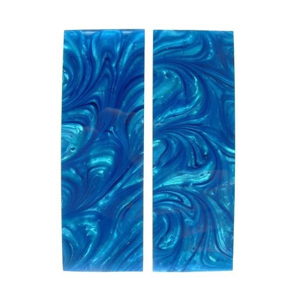 Sapphire Blue Pearl Knife Scale Sets