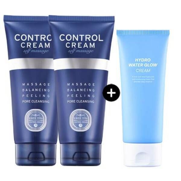 [Charmzone] 2 control cream self-massages + additional hypoallergenic moisturizing cream