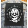 Horror Movie Back Patch, Frankenstein Don't Wake Patch, Scary Punk Patch
