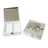 Mammoth Pill Box Square Trinket Box 2 Compartments with Mirror Gift 711