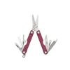 Leatherman Micra - Stainless Steel Keyring Multi-Tool with Scissors & 9 Tools, Black Cherry