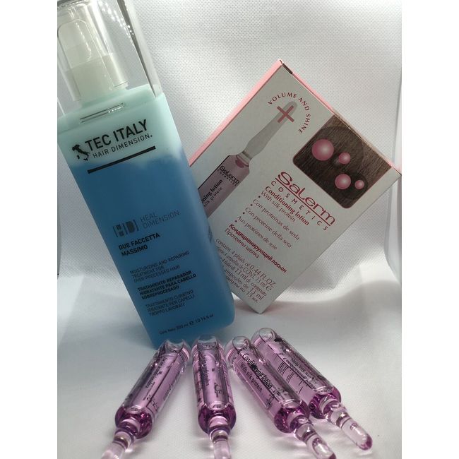 Duo Fasseta And Ampoules Salerm Duo Perfect Reparations