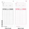500 X10 Time Cards for Compumatic XL1000 Calculating Time Recorder