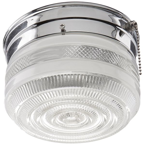 Boston Harbor F13CH01SW-6859CL3 6329197 Dimmable Ceiling Light Fixture with Pull Chain, (1) 60/13 W Medium A19/Cfl Lamp, Chrome